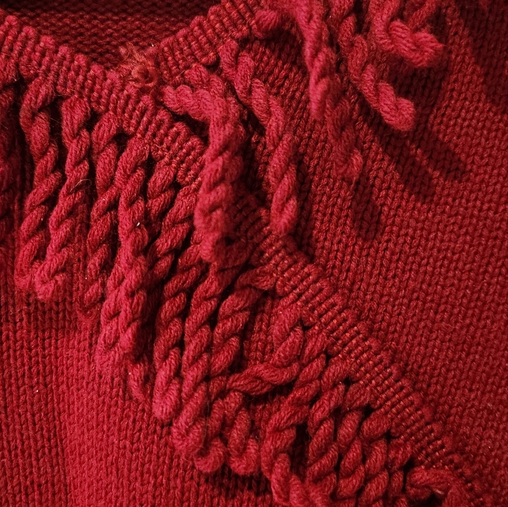 Elda Kameks Osmanbey Fringe Sleeved Shirt Wool Acrylic - Picture 4 of 10